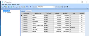 WIP inspection app dashboard, Epicor ERP software