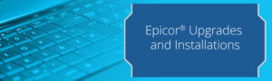 Epicor upgrades and installation banner